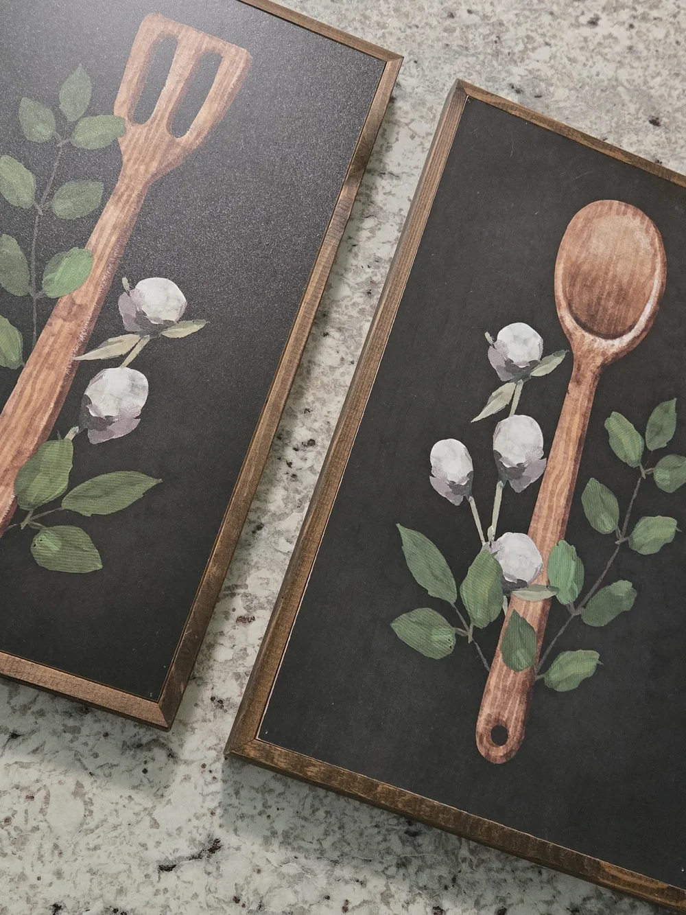 Hobby Lobby Black Botanical Kitchen Spoon & Spatula Wall Art